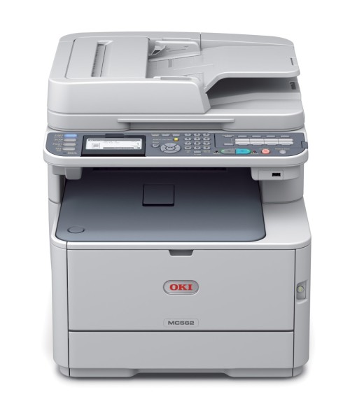 OKI-MC562dnw-Multi-Function-Duplex-Network-Wireless-A4-Colour-Laser-Printer-Front